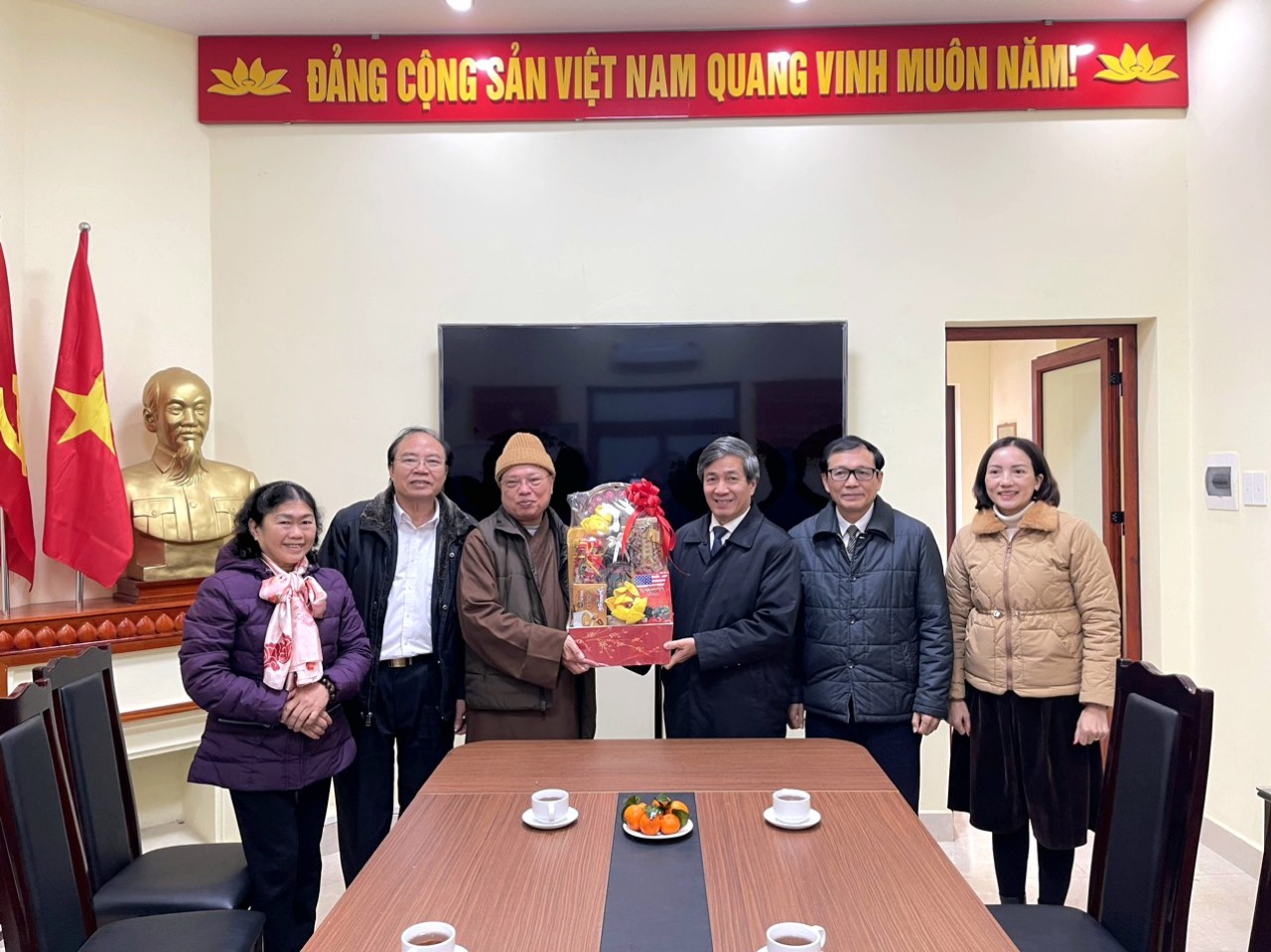 CLB Hải Phòng học chúc tết Liên hiệp các hội khoa học và kỹ thuật Thành phố HP