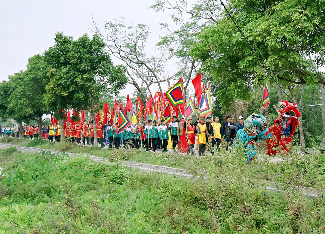Lễ hội truyền thống làng Cung Chúc - Di sản văn hóa phi vật thể tiêu biểu xã Vịnh Thịnh, thành phố Hải Phòng.